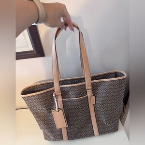 COACH Mini Signature Large Travel Tote